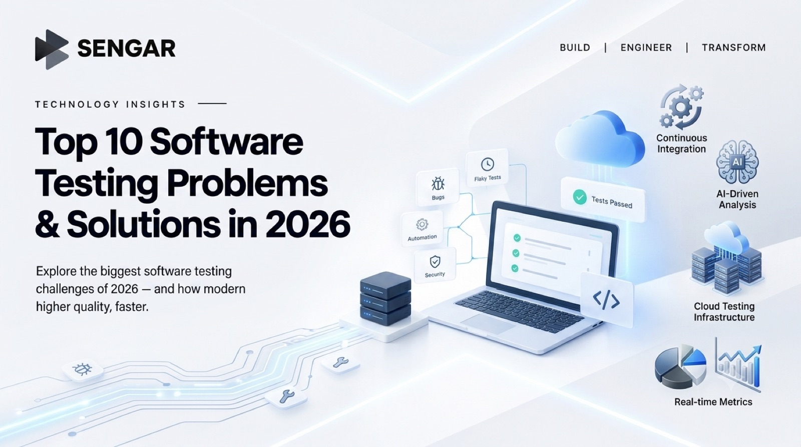 Top 10 Software Testing Problems & Solutions in 2026 — Sengar Technology Insights